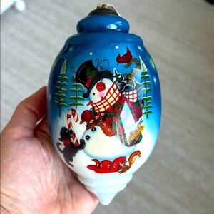 NE’QWA ART Christmas ornament snowman ‘There’s Snow One Like You Joseph Holadook